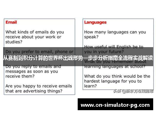 从赛制到积分计算的世界杯出线形势一步步分析指南全流程实战解读 从赛制到积分计算的世界杯出线形势一步步分析指南全流程实战解读